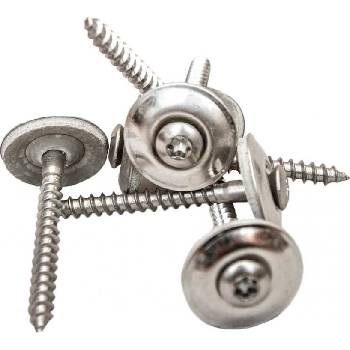 Gutta Nerezový vrut V2A 100 ks stříbrná, 4,5 x 45 mm