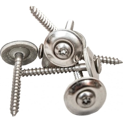 Gutta Nerezový vrut V2A 100 ks stříbrná, 4,5 x 45 mm