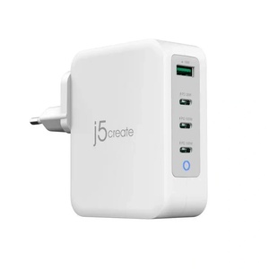 j5create Мрежово зарядно j5create JUP43130E 130W, 4 порта, USB-C, USB-A (JUP43130E)