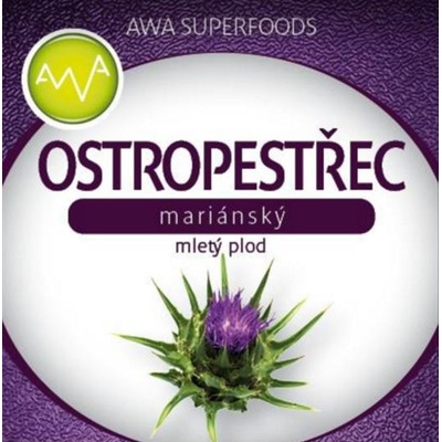 AWA superfoods Ostropestřec mariánský mletý plod 500 g – Zboží Mobilmania