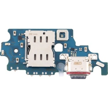 Nabíjací Konektor + Mikrofón + sim čítač PCB Doska Samsung Galaxy S21 Plus 5G SM-G996B