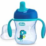 Chicco Преходна чаша Chicco - За момче, синьо динозавърче, 200 ml, асортимент