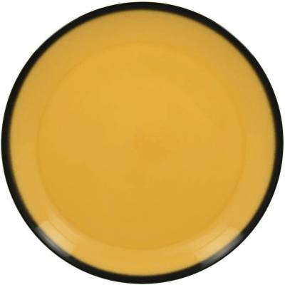 RAK Porcelain Talíř mělký kulatý 29 cm žlutá RAK-LENNPR29NY