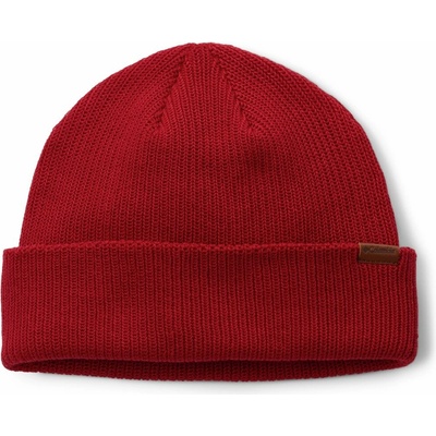Columbia Portside Fisherman beanie red dahlia