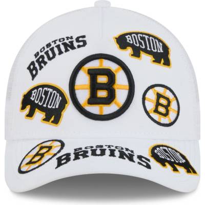 New Era Boston Bruins NHL 9Forty M-Crown A-Frame Trucker All Over biela