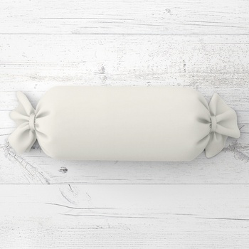 Biante Vankúš valec bonbon Rongo RG-011 Smotanový 15x60