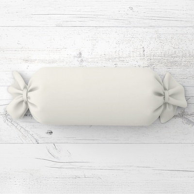 Biante Vankúš valec bonbon Rongo RG-011 Smotanový 15x40