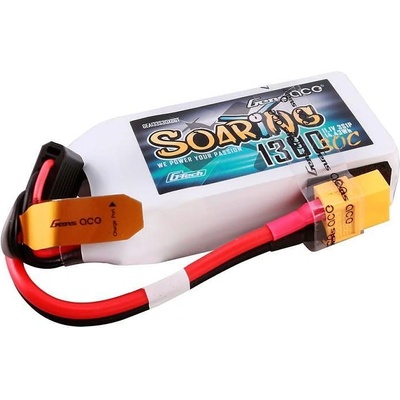 Gens ace tattu Батерия 3 клетки Gens ace G-Tech Soaring 1300mAh 11.1V 30C 3S1P Lipo Battery Pack with XT60 Plug GEA133S30X6GT (GEA133S30X6GT)
