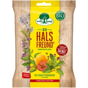 Willi Dungl Био билкови бонбони за облекчаване на гърлото - 65 г