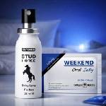 CUPID LABS Задържащ спрей + Желе за мощна ерекция weekend