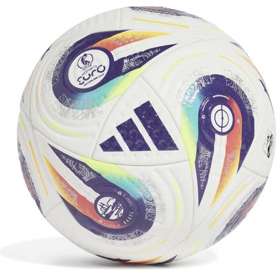 Adidas Euros 2025 Pro Ball Adults - White/Purple
