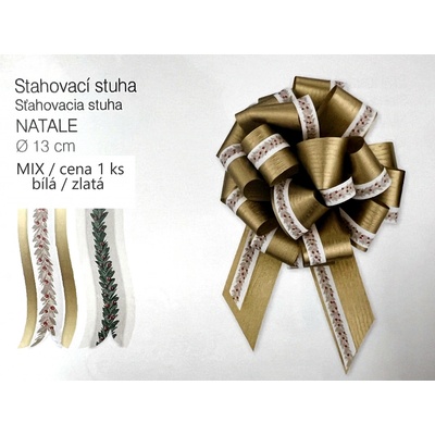 Ditipo 2766 Stahovací stuha NATALE 13cm / mix / cena 1ks 2766