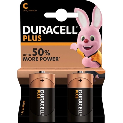 Duracell Plus C LR14/MN1400 1,5 V 2 ks 44573