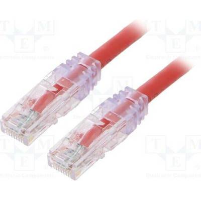 Panduit UTPSP2MRDY Patch U/UTP Cat 6 RJ45 vidlice z obou stran lanko Cu 2m
