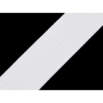 Pro Háčkování Popruh polypropylénový 4 cm bílý – Zboží Dáma