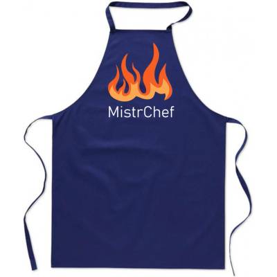 Povidlo.cz Zástěra MistrChef Kralovská modrá