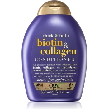 Image 1 of OGX Biotin & Collagen балсам за сгъстяване за обем 385ml