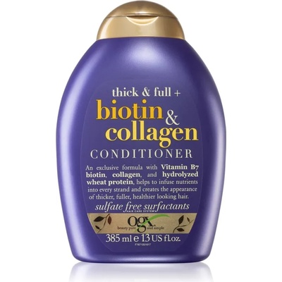 OGX Biotin & Collagen балсам за сгъстяване за обем 385ml