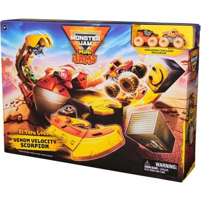 Monster Jam Venom Velocity Scorpion hrací set 1:87