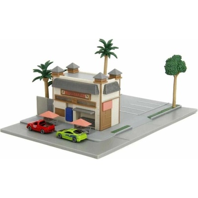 Jada Diorama Rychle a Zběsile Ford SVT -Mitsubishi Eclipse 1:50