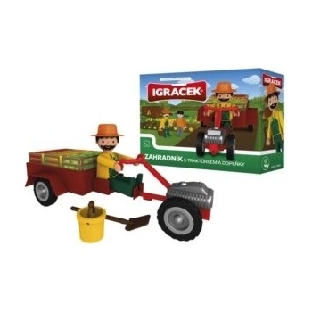 Efko IGRÁČEK Zahradník s traktůrkem a doplňky