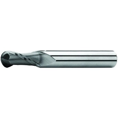 ZPS-FN Fréza kopírovací R=1/2D 5x10x57, Z2,30°, DIN 6527L, SK, AlTiN, N
