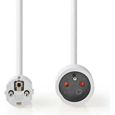 Nedis PEXC103EWT prodlužovací kabel 3 m, 1 zásuvka, max. 16A, bílý