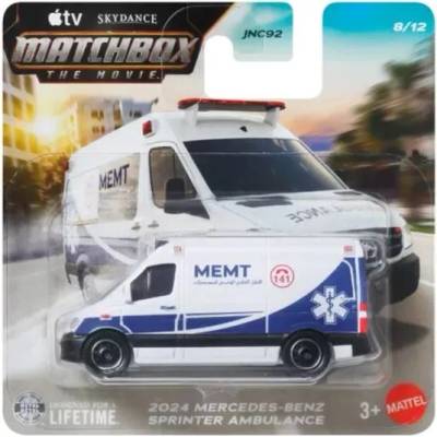 Mattel Matchbox: Мини количка 2024 Mercedes-Benz Sprinter (JND16)