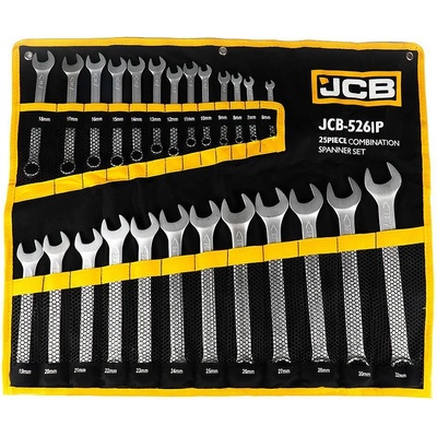JCB Ключове звездогаечни 6-32 мм, jcb-5261p, 25 бр (jcb-5261p)