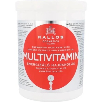Image 1 of Kallos Multivitamin маска за сухи коси 1000 ml за жени