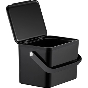 EKO-Europe Кош EKO DECO за органични отпадъци (4 л) - цвят черен (EKO 601004 - Black)