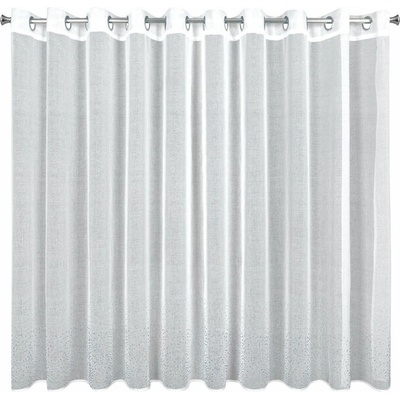 ZÁCLONA MOLLY 350 X 150 CM BIELA