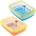 Ferplast - Turtle Bowl Tortugas - Пластмасов аквариум за костенурки, 47 x 36 x 15, 5 см