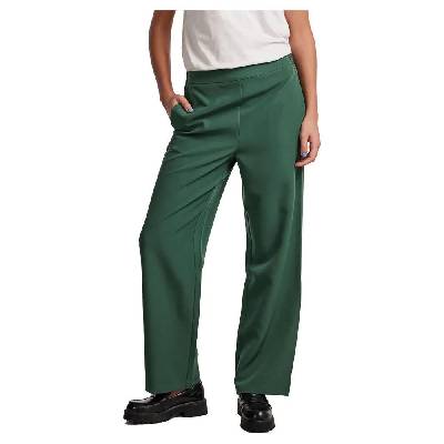 Панталони Pieces Bossy Wide Leg Fit high waist pants - Green (Trekking Green)