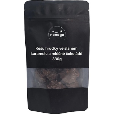 NONAGE Kešu hrudky slaný karamel v mliečnej čokoláde 330 g