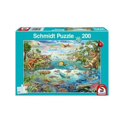 Schmidt Spiele Puzzle 200 Dinosaur World G3