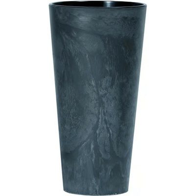 Prosperplast Kvetináč s vložkou 40x76 cm Tubus Slim Beton Effect, antracit