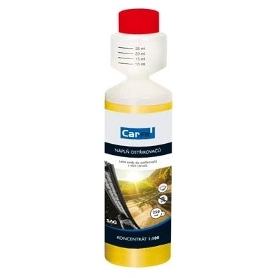CarFit Letní kapalina do ostřikovačů koncentrát vůně citrusová 250 ml