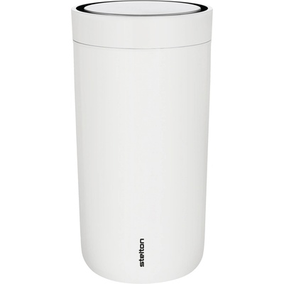Stelton termohrnek GO CLICK 200 ml bílá matná