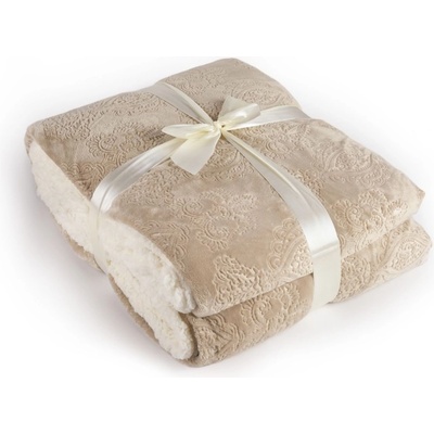 Дилиос Луксозно одеяло шерпа Majestic 200/220 см таупе