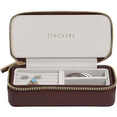 Stackers Практична кутия за бижута Stackers Теа, бордо (73765)