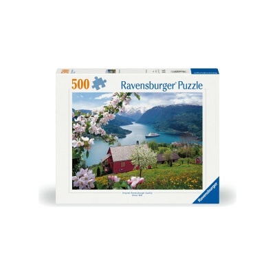 Ravensburger Skandinavische Idylle Landschafts mit Norwegen-Motiv 500 dílků