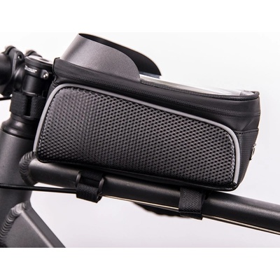 Púzdro Vodeodolná brašna na bicykel s krytým m na telefón Forever Model 02 čierne