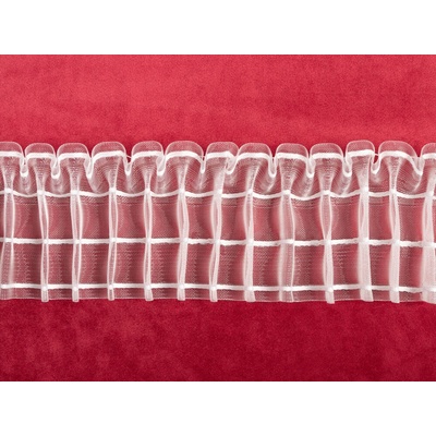 Riasiaca stuha RS-014 zdobené vlnky - výška 10 cm - riasenie 1:2,5