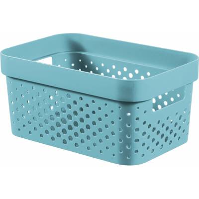 Curver Infinity 4,5 l Úložný box 26 x 18 x 12 cm, recyklovaný plast, modrý 04747-W19