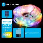 Aigostar - Соларна LED гирлянда 100 LED / 8 режима, 12 m, IP65, многоцветна (AI0443)