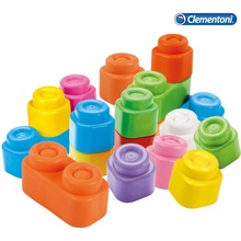 CLEMENTONI Soft Clemmy Sada 40 měkkých kostek v plastové tašce