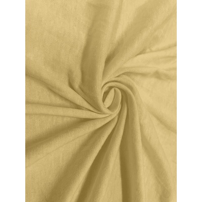Povlečeme vše Prostěradlo Jersey Lux béžové 90x200
