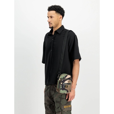 Alpha Industries Label Messenger Bag Small wdl camo 65