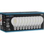 Mexen Vintis 10x LED филамент крушка E14, G45, 6W, Неутрална - 4000K, 720 lm, прозрачно (L156-E14-0640-00x10)